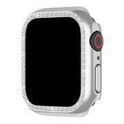 Boîtier de montre Apple Diamond - argenté