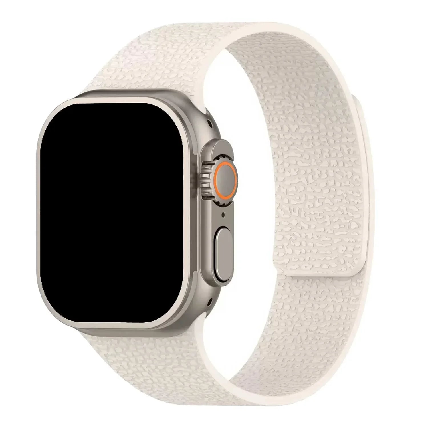 Bracelet Apple Watch Lunari - silicone - lumière stellaire