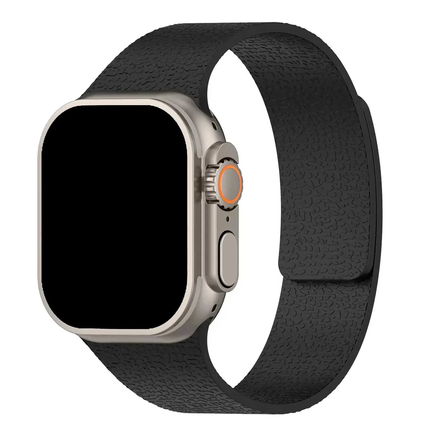 Apple Watch bracelet Lunari - silicone - noir