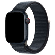 Bracelet Apple Watch Nexora - tissé - nylon - minuit