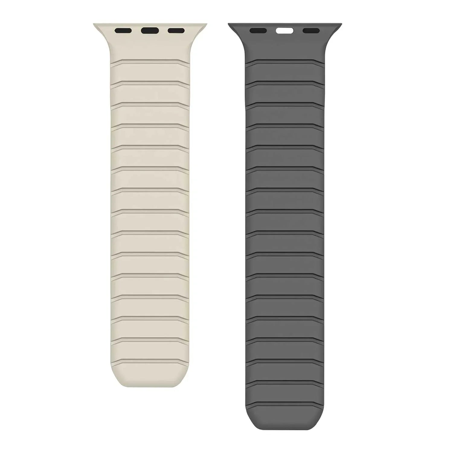Bracelet Apple Watch Vetra - silicone - gris lumière stellaire