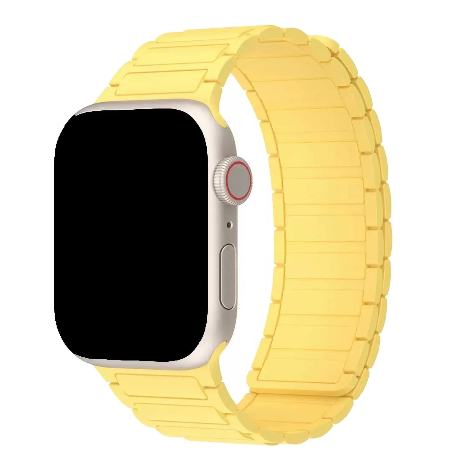 Bracelet Apple Watch Zyro - silicone - jaune