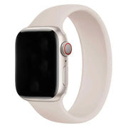Bracelet Apple Watch - silicone - boucle unique - lumière stellaire