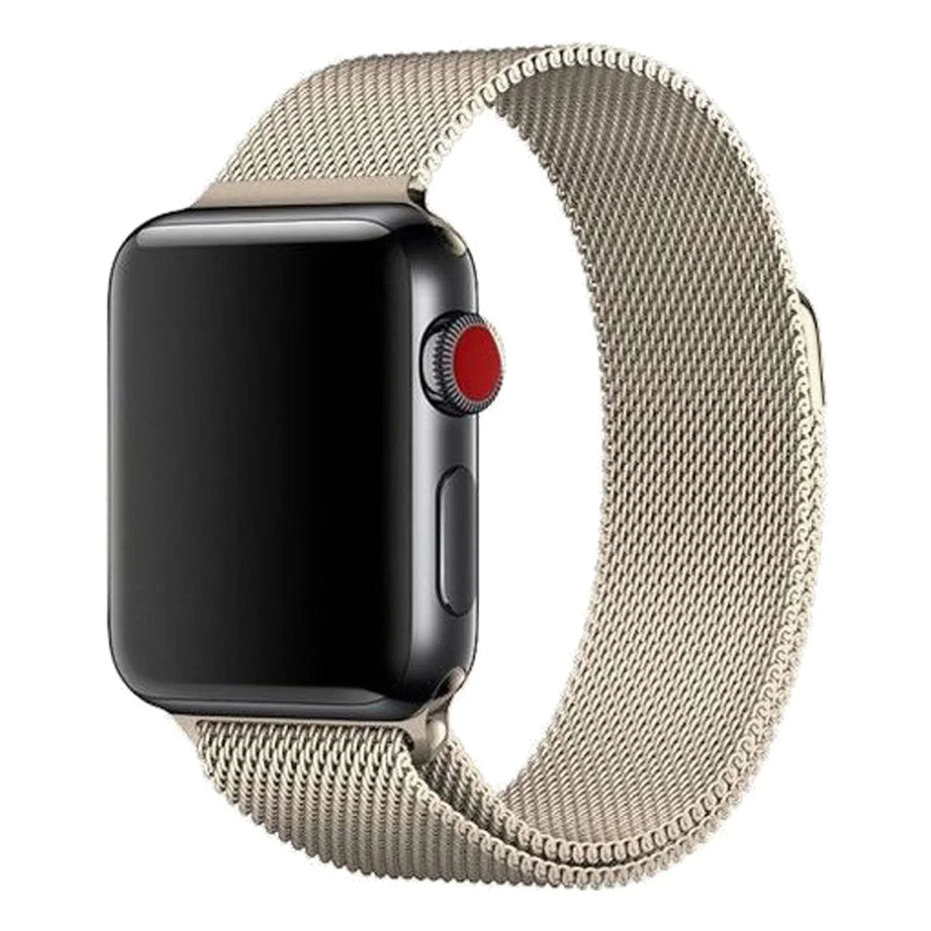 Bracelet Apple Watch Fiore - milanais - champagne