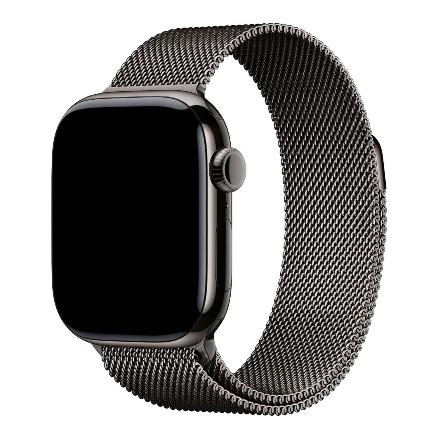 Bracelet Apple Watch Fiore - milanais - ardoise