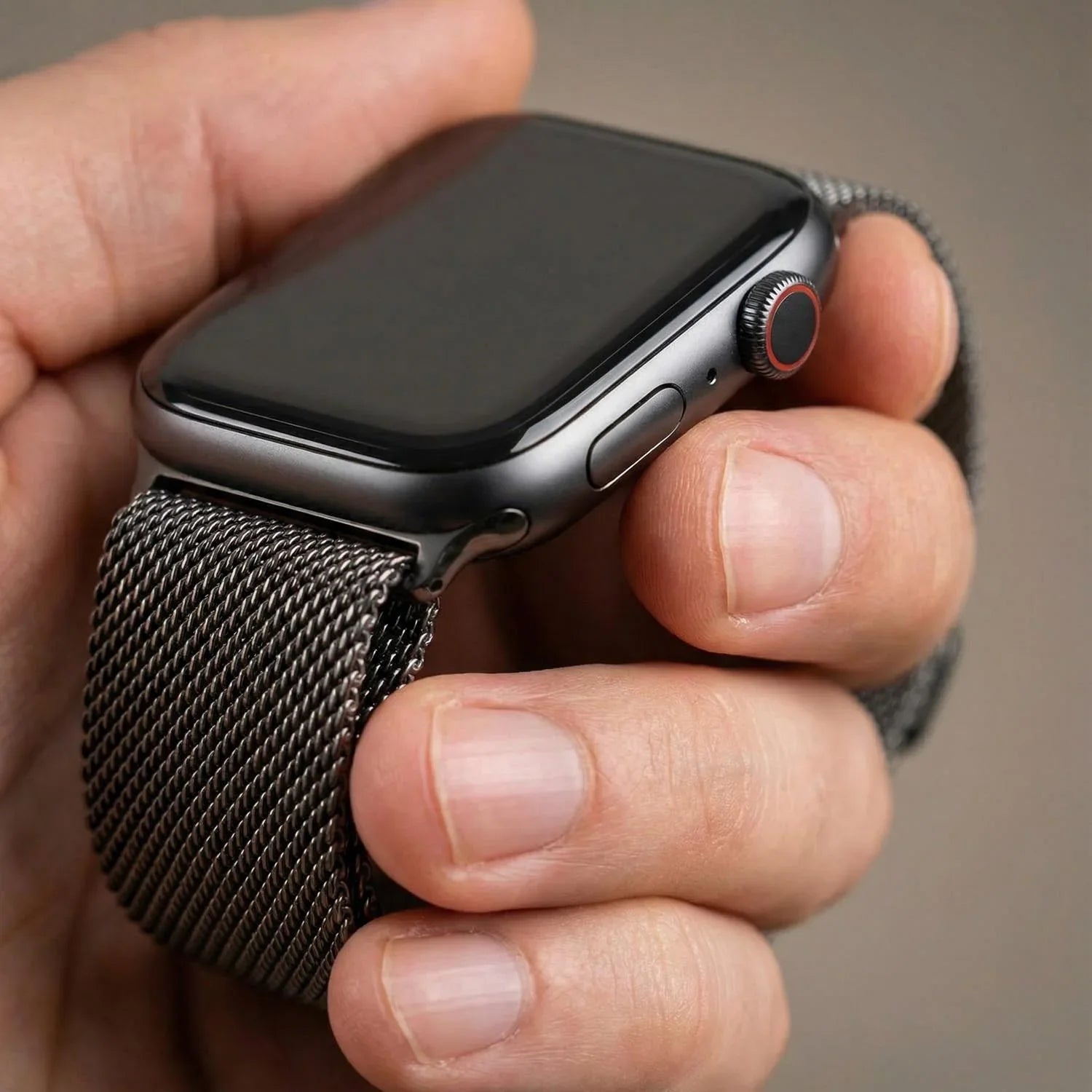 Bracelet Apple Watch Fiore - milanais - noir
