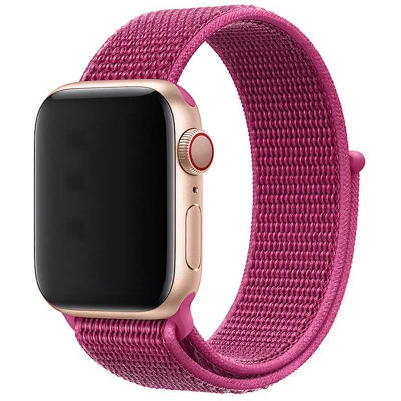 Bracelet Apple Watch Flyne - tressé - nylon - fruit du dragon