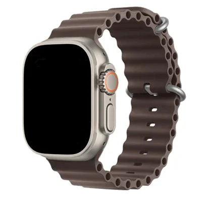Bracelet Apple Watch Ocean - silicone - gris côte