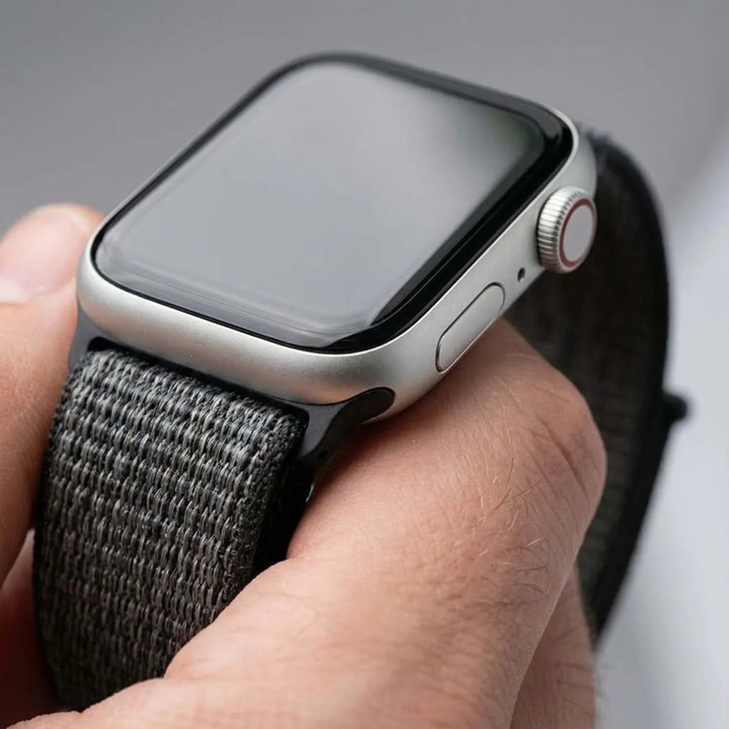Apple Watch bracelet Osvo - tressé - nylon - gris orage