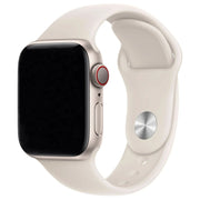 Bracelet Apple Watch Ovaro - silicone - lumière stellaire