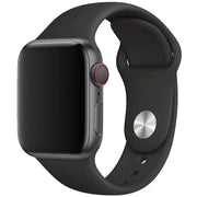 Bracelet Apple Watch Ovaro - silicone - noir