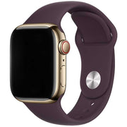 Bracelet Apple Watch Vyon - silicone - Cerise foncée