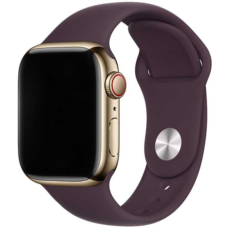 Bracelet Apple Watch Vyon - silicone - Cerise foncée