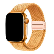 Bracelet Apple Watch Zyra - nylon - jaune