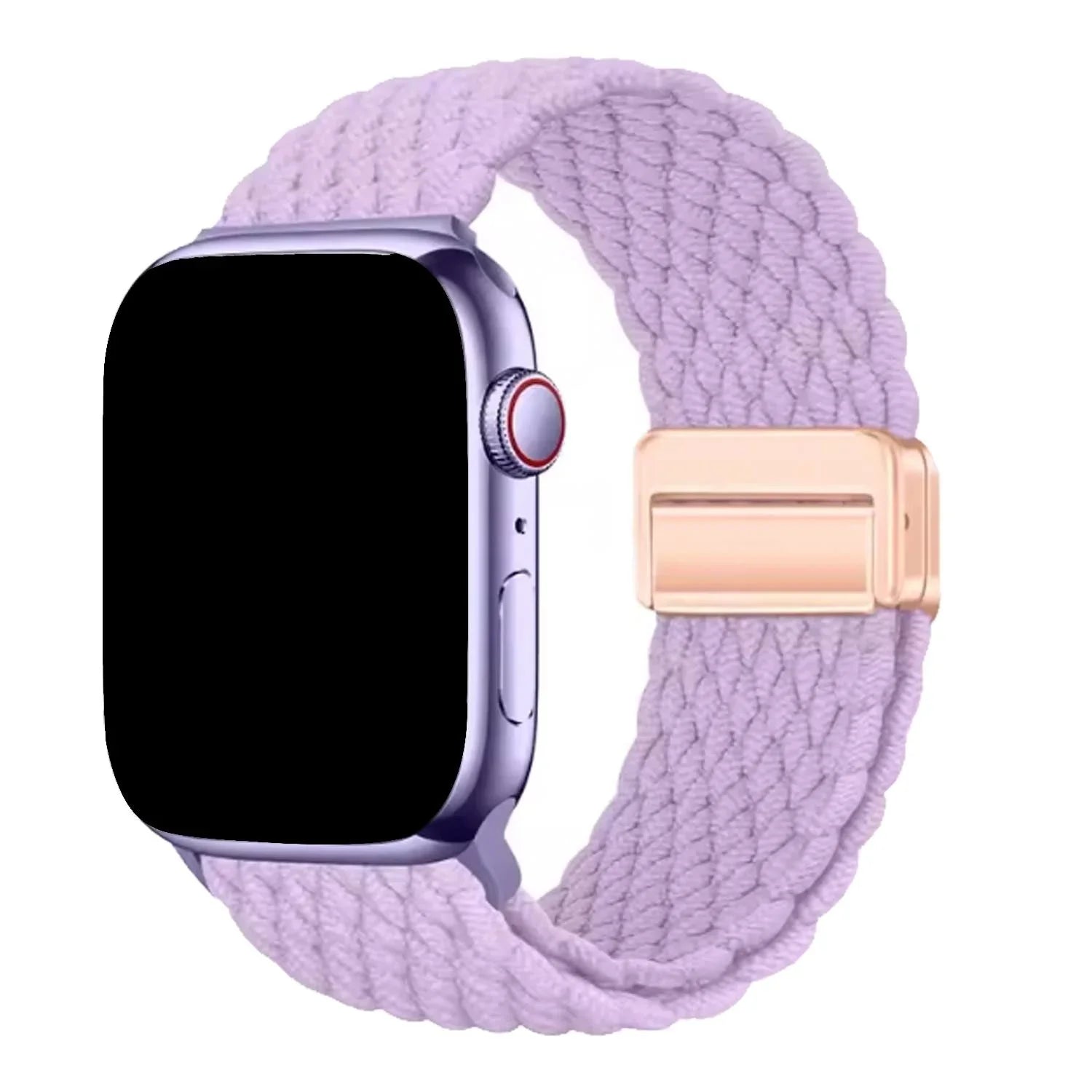 Bracelet Apple Watch Zyra - nylon - lilas
