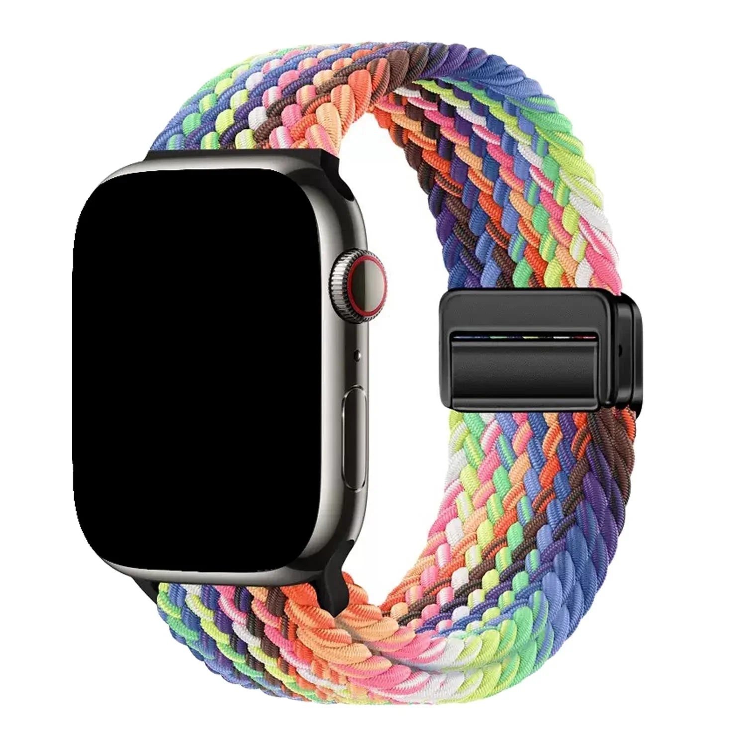 Bracelet Apple Watch Zyra - nylon - arc-en-ciel