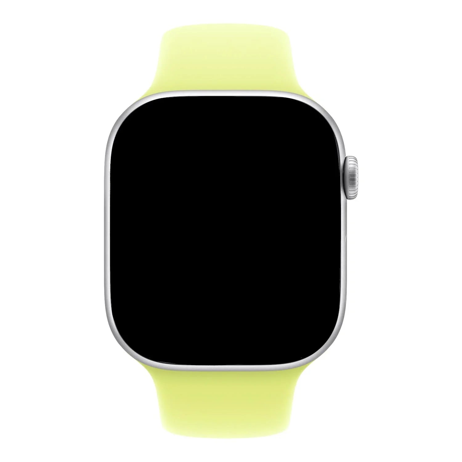Bracelet Apple Watch Ovaro - silicone - Jaune néon
