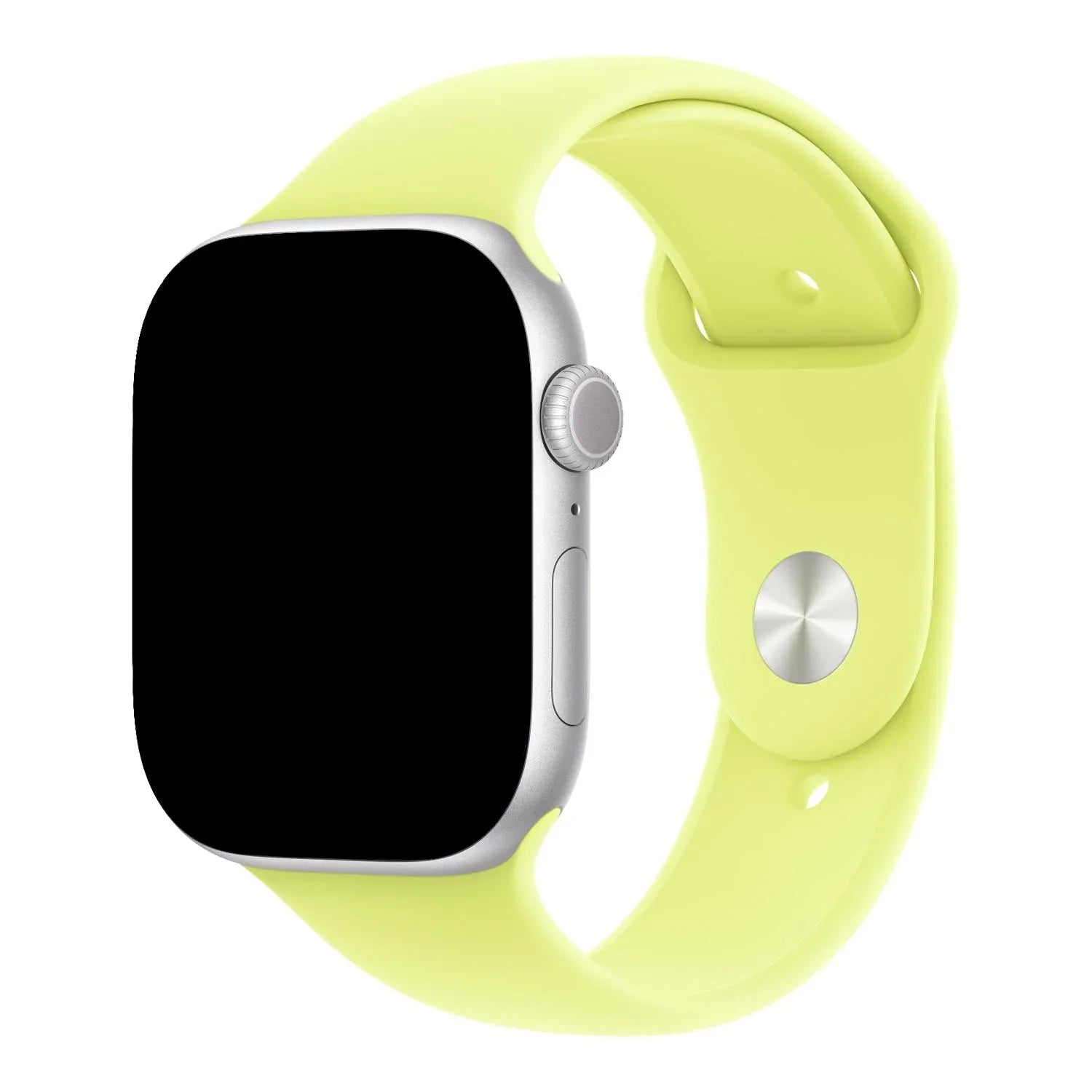 Bracelet Apple Watch Ovaro - silicone - Jaune néon