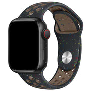 Bracelet Apple Watch Fusion – double – silicone – bleu minuit