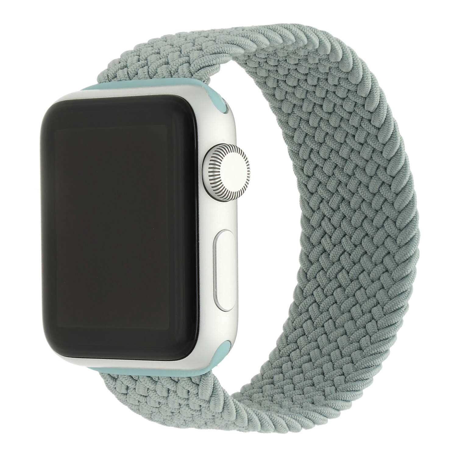 Bracelet Apple Watch Onyx - tressé - solo - nylon - menthe
