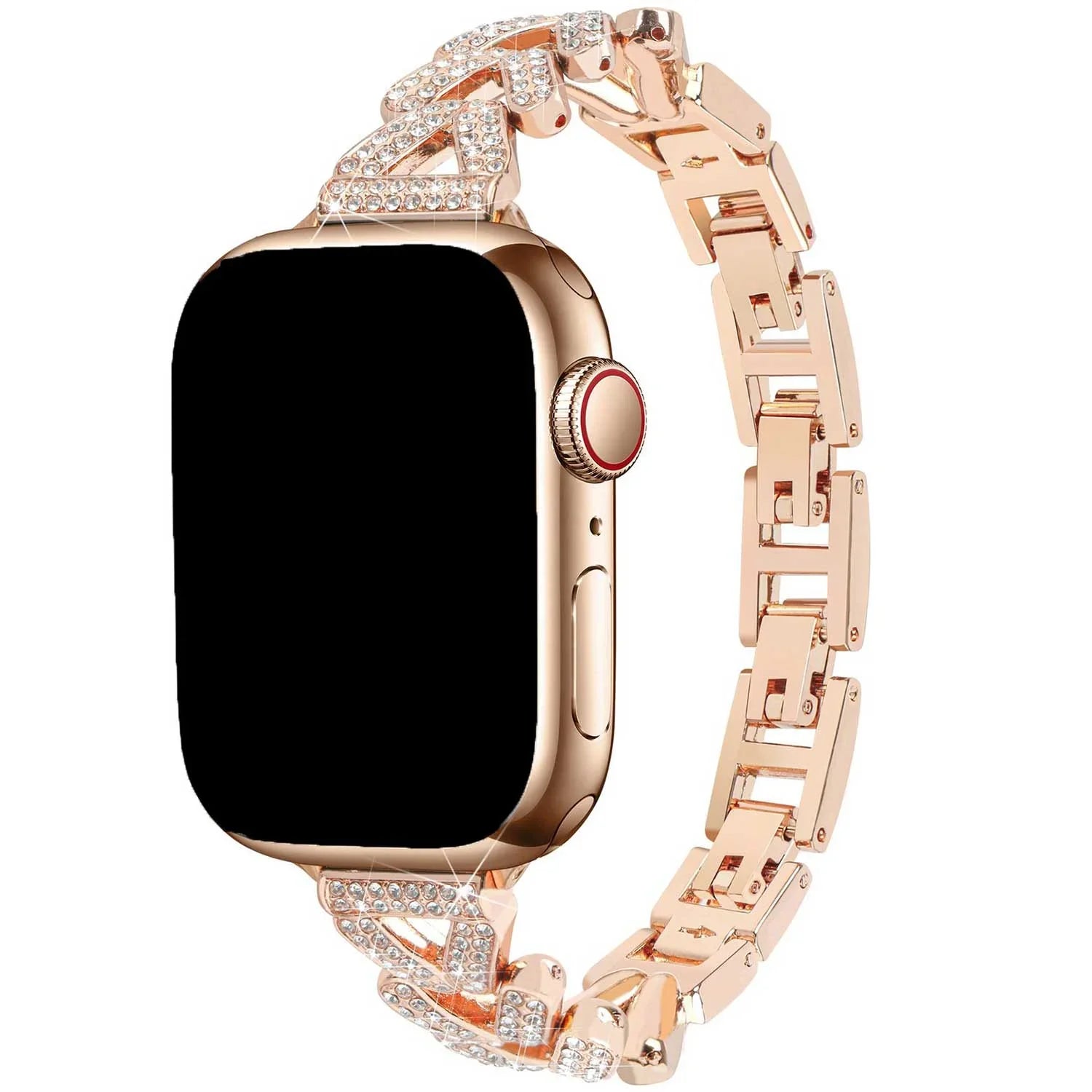 Bracelet Apple Watch Faye - acier - or rose