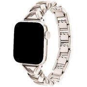 Bracelet Apple Watch Lisa - acier - lumière stellaire