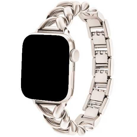Bracelet Apple Watch Lisa - acier - lumière stellaire