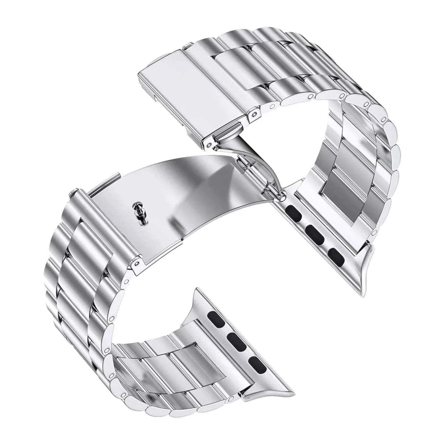 Bracelet Apple Watch Rivaro - acier - argent
