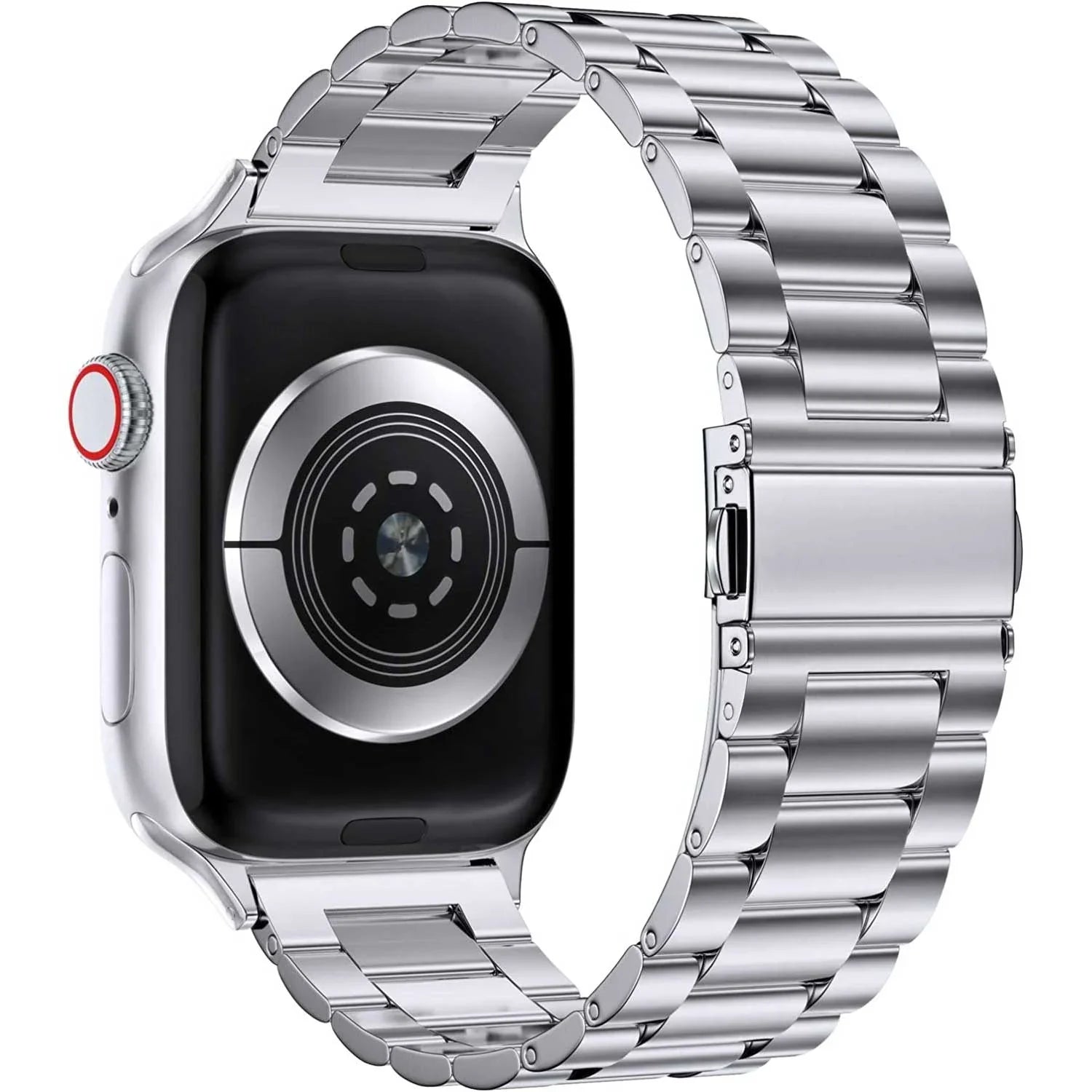 Bracelet Apple Watch Rivaro - acier - argent