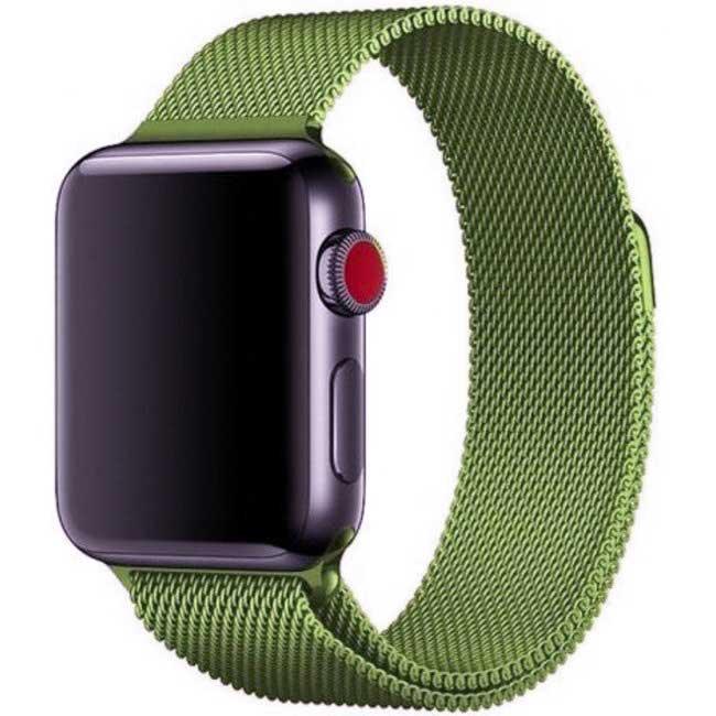 Bracelet Apple Watch Solaro - milanais - vert