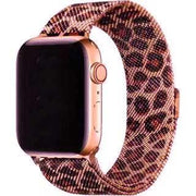 Bracelet Apple Watch Solaro - milanais - léopard