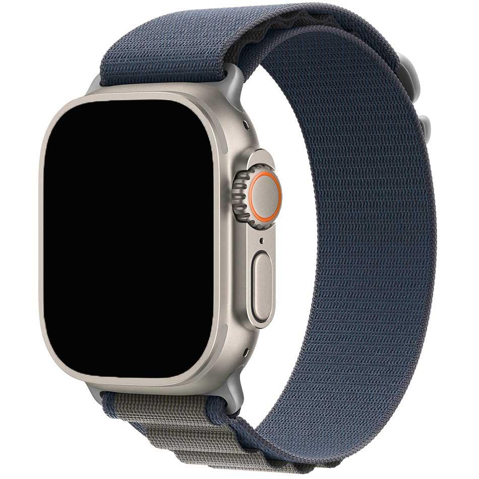 Bracelet Apple Watch Alpine - nylon - bleu