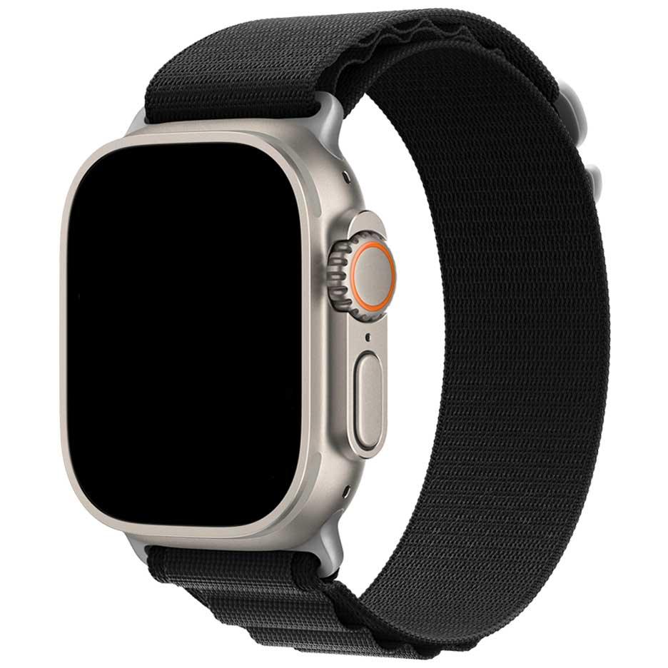 Bracelet Apple Watch Alpine - nylon - noir