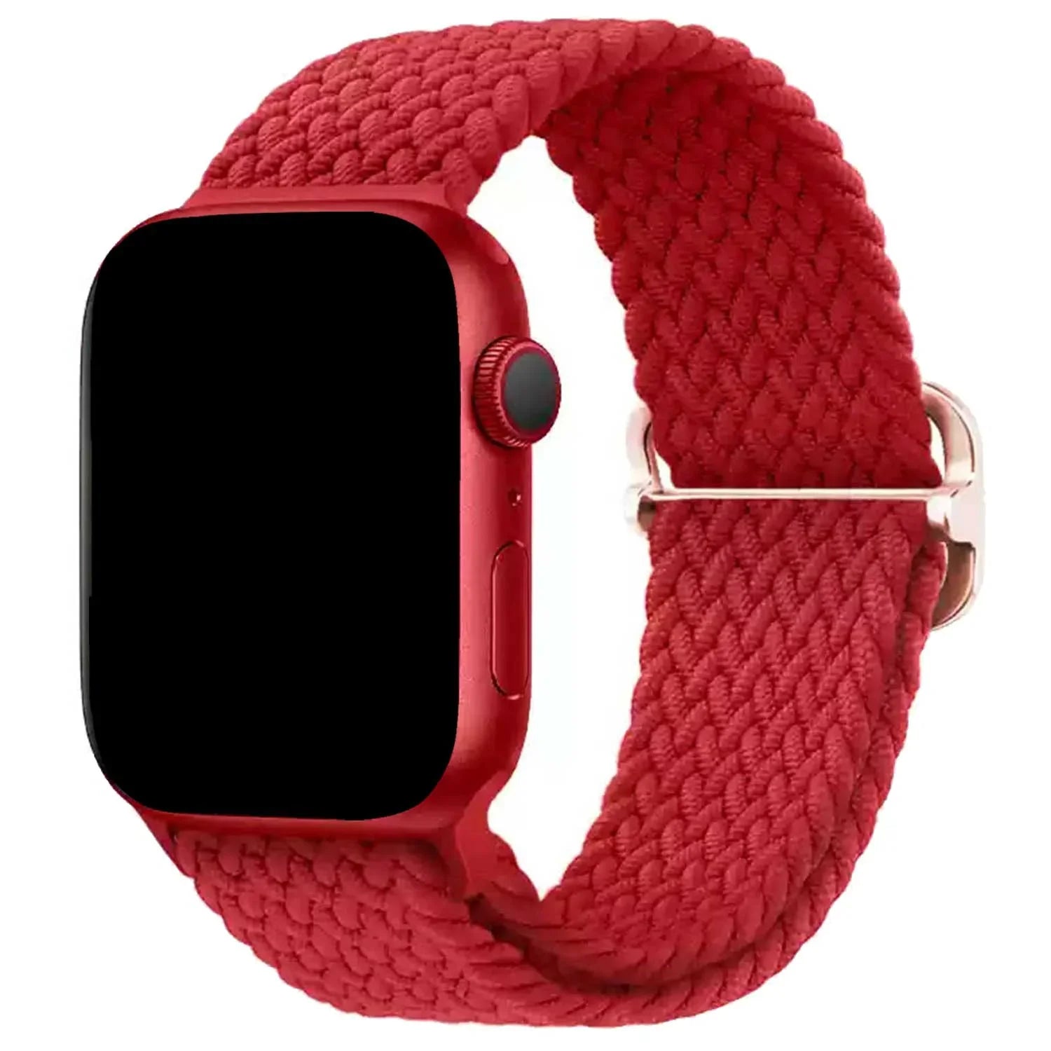Bracelet Apple Watch Weavy - nylon - rouge