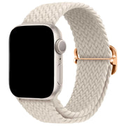 Bracelet Apple Watch Weavy - nylon - lumière stellaire