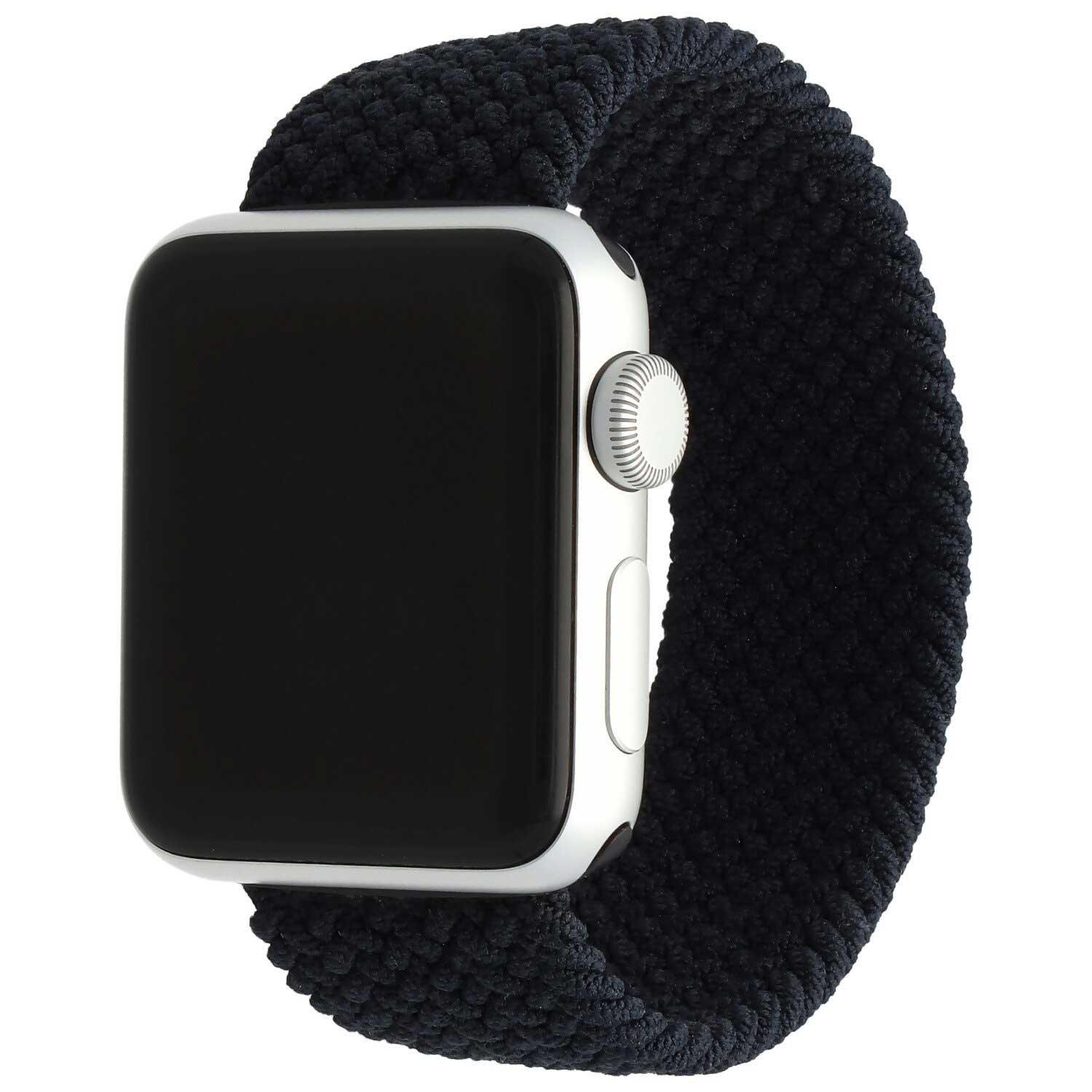 Bracelet Apple Watch - nylon - tressé solo - charbon de bois