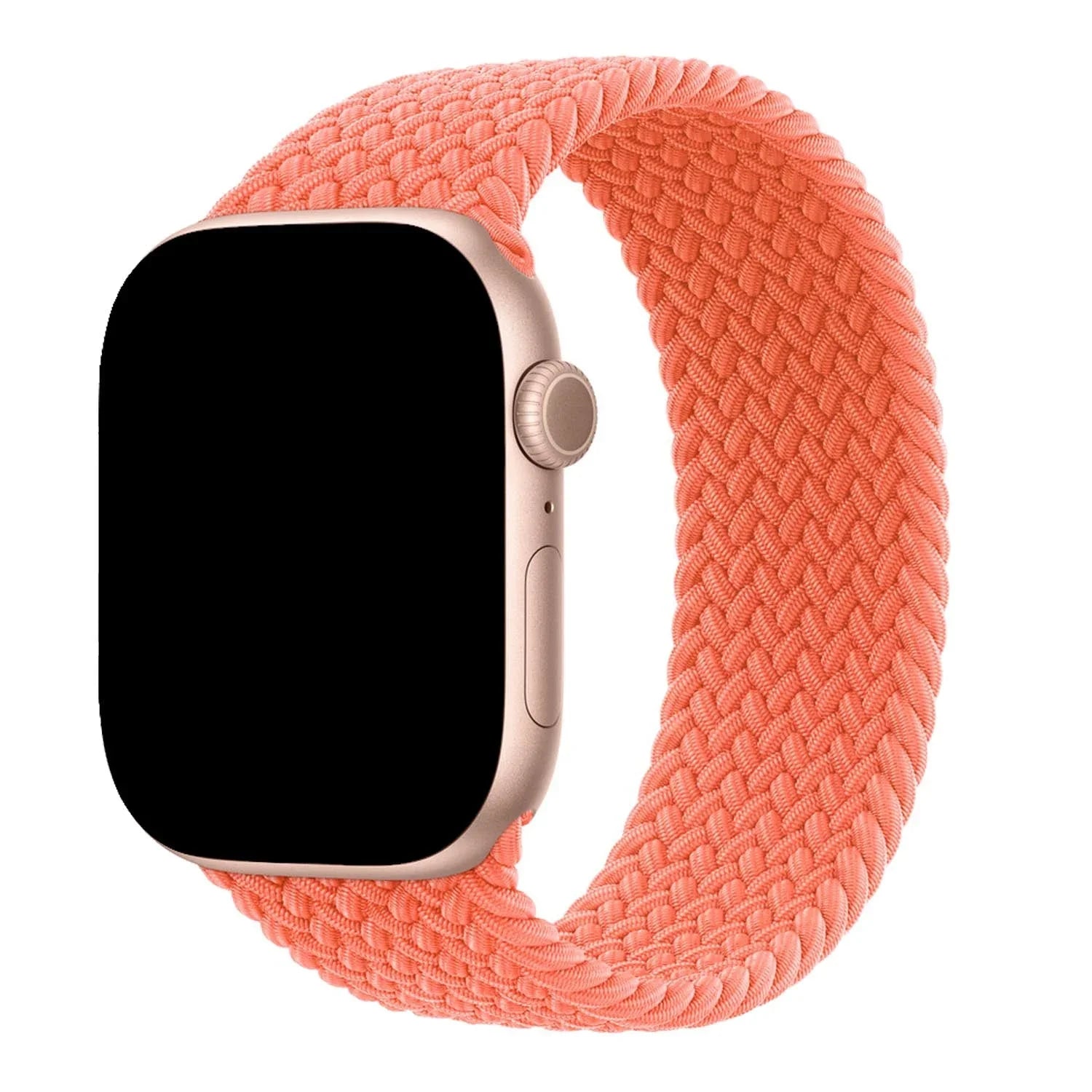 Bracelet Apple Watch Onyx - tressé - solo - nylon - tangerine