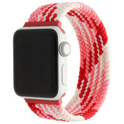 Bracelet Apple Watch – nylon – solo tressé – fraise