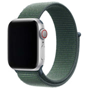 Bracelet Apple Watch Flyne - tissé - nylon - bleu sarcelle