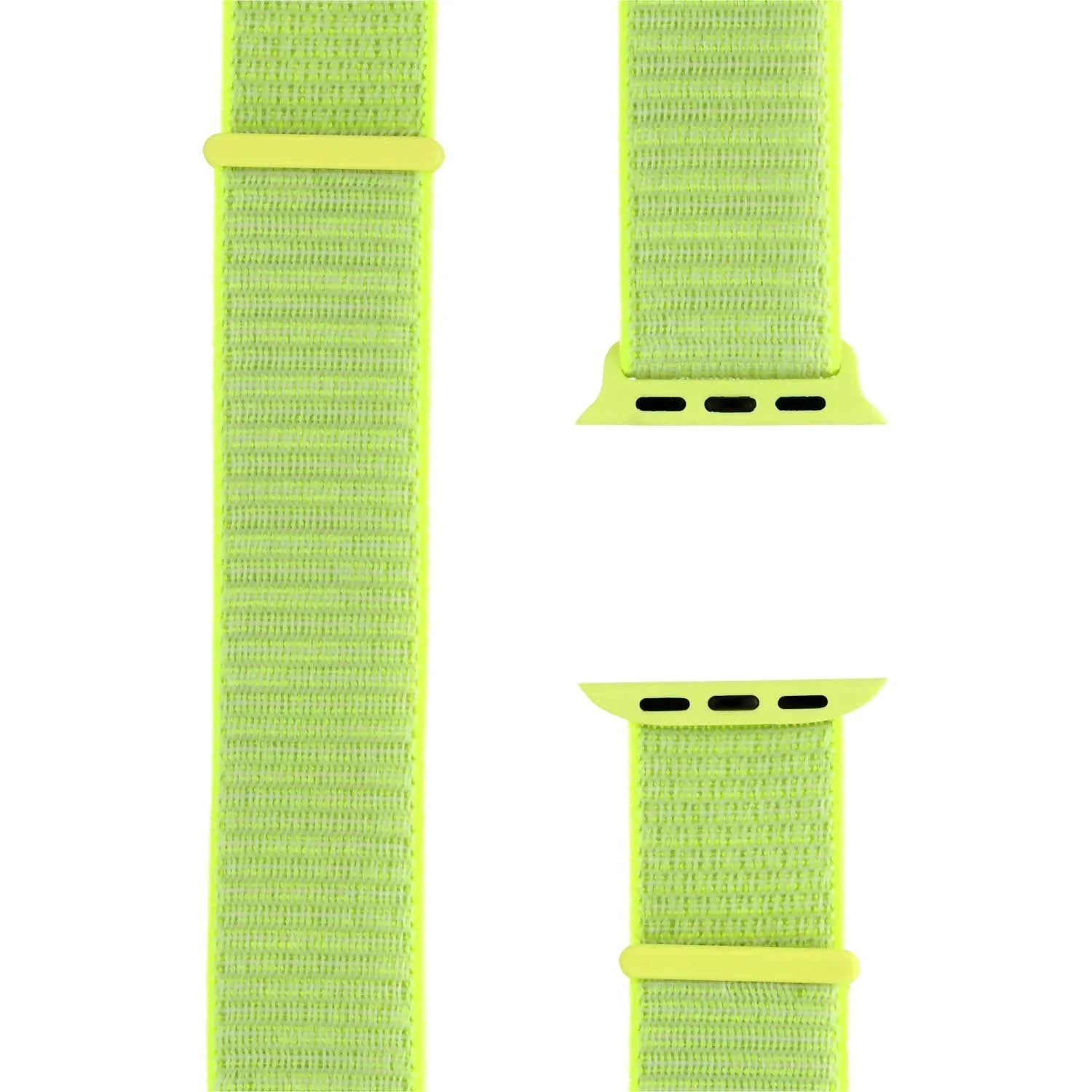 Bracelet Apple Watch Osvo - tissé - nylon - jaune