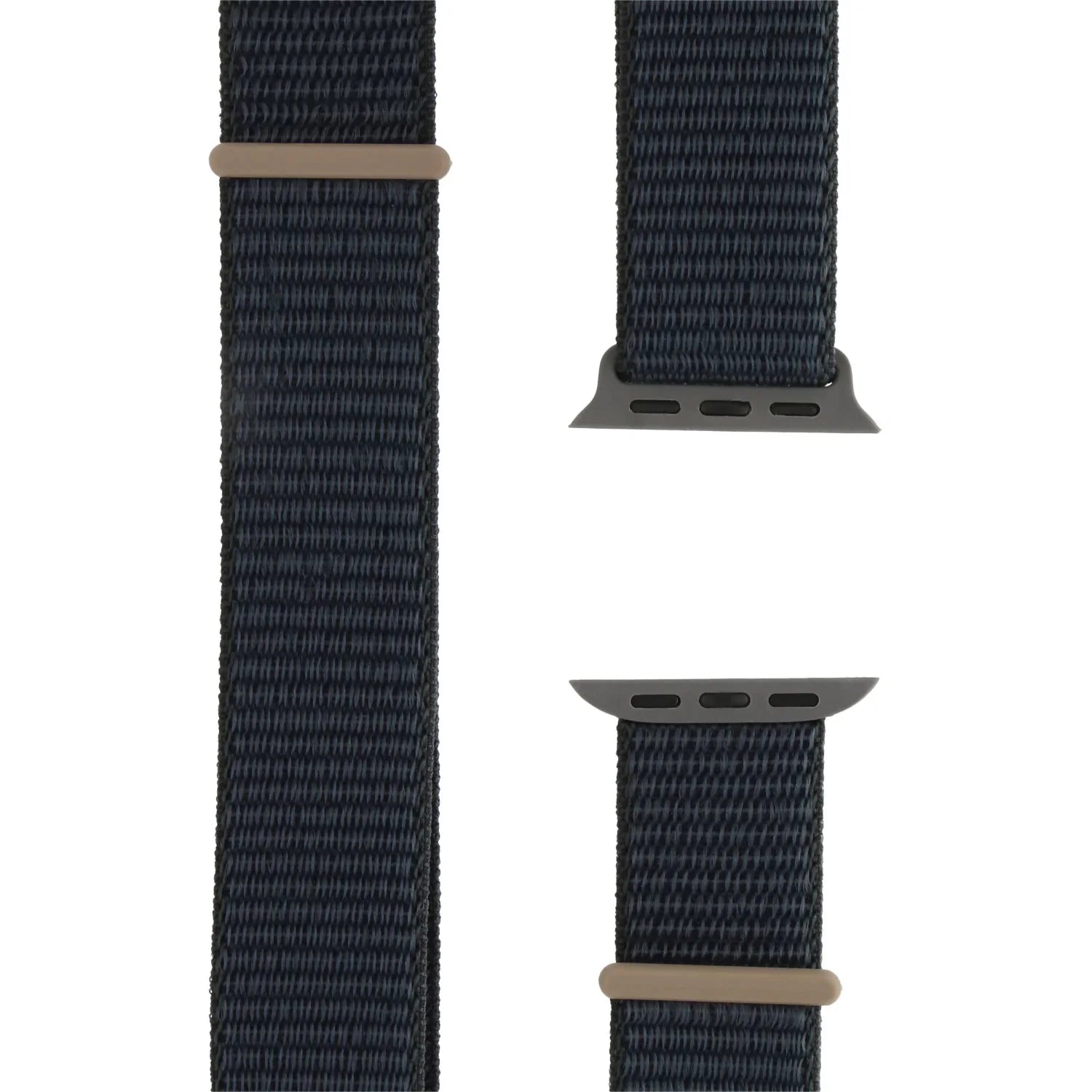 Bracelet Apple Watch Nexora - tissé - nylon - minuit