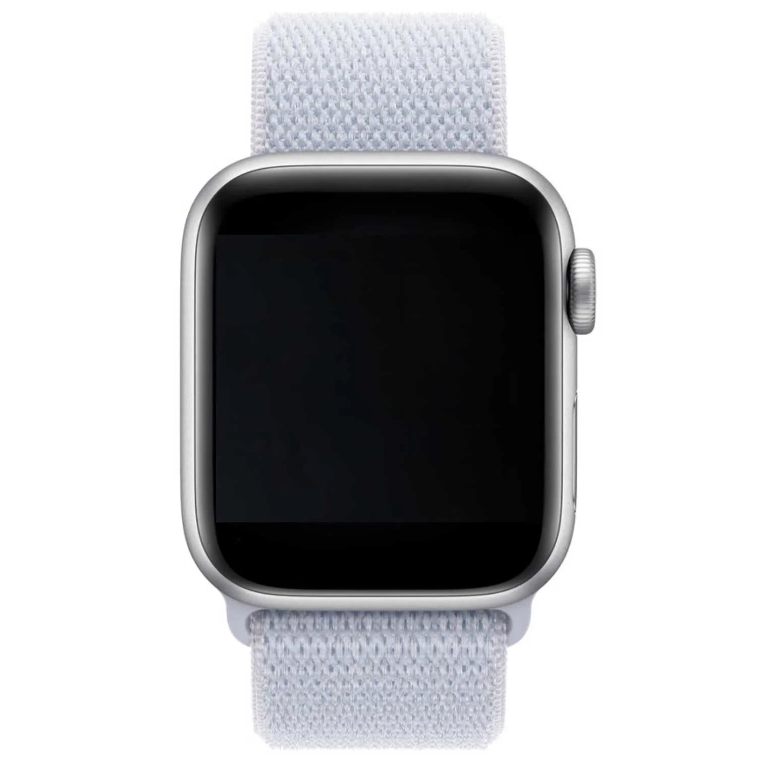 Bracelet pour Apple Watch Flyne - tissé - nylon - bleu matinal