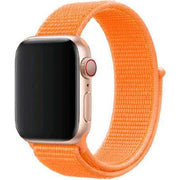 Bracelet Apple Watch Nexora - tressé - nylon - papaye