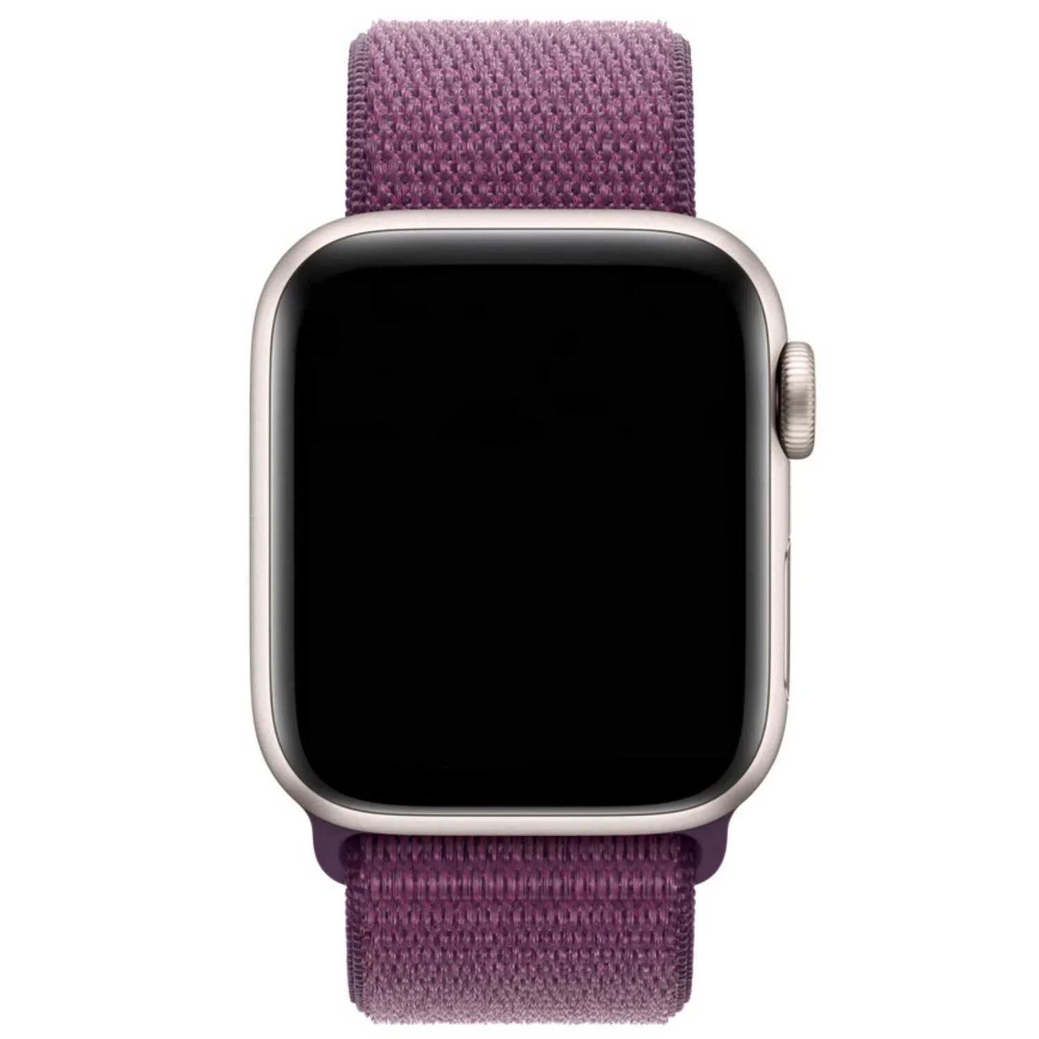 Bracelet Apple Watch Osvo - tissé - nylon - prune