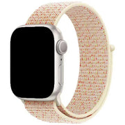 Bracelet Apple Watch Nexora - tressé - nylon - coloris lumière stellaire