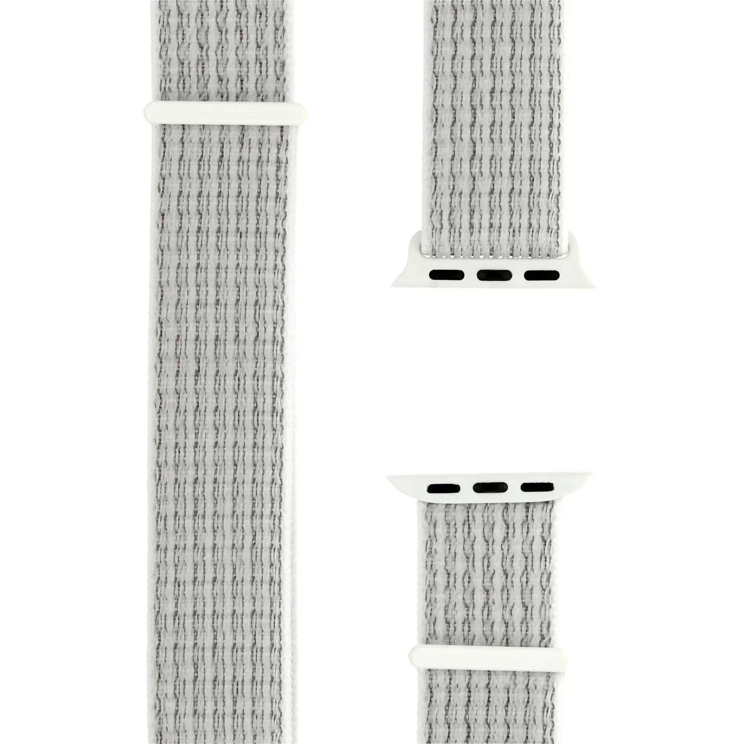 Bracelet Apple Watch Osvo - tissé - nylon - blanc supérieur