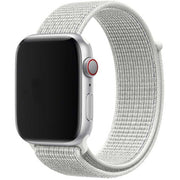 Bracelet Apple Watch Osvo - tissé - nylon - blanc supérieur