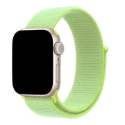 Bracelet Apple Watch Flyne - tissé - nylon - jaune fluo