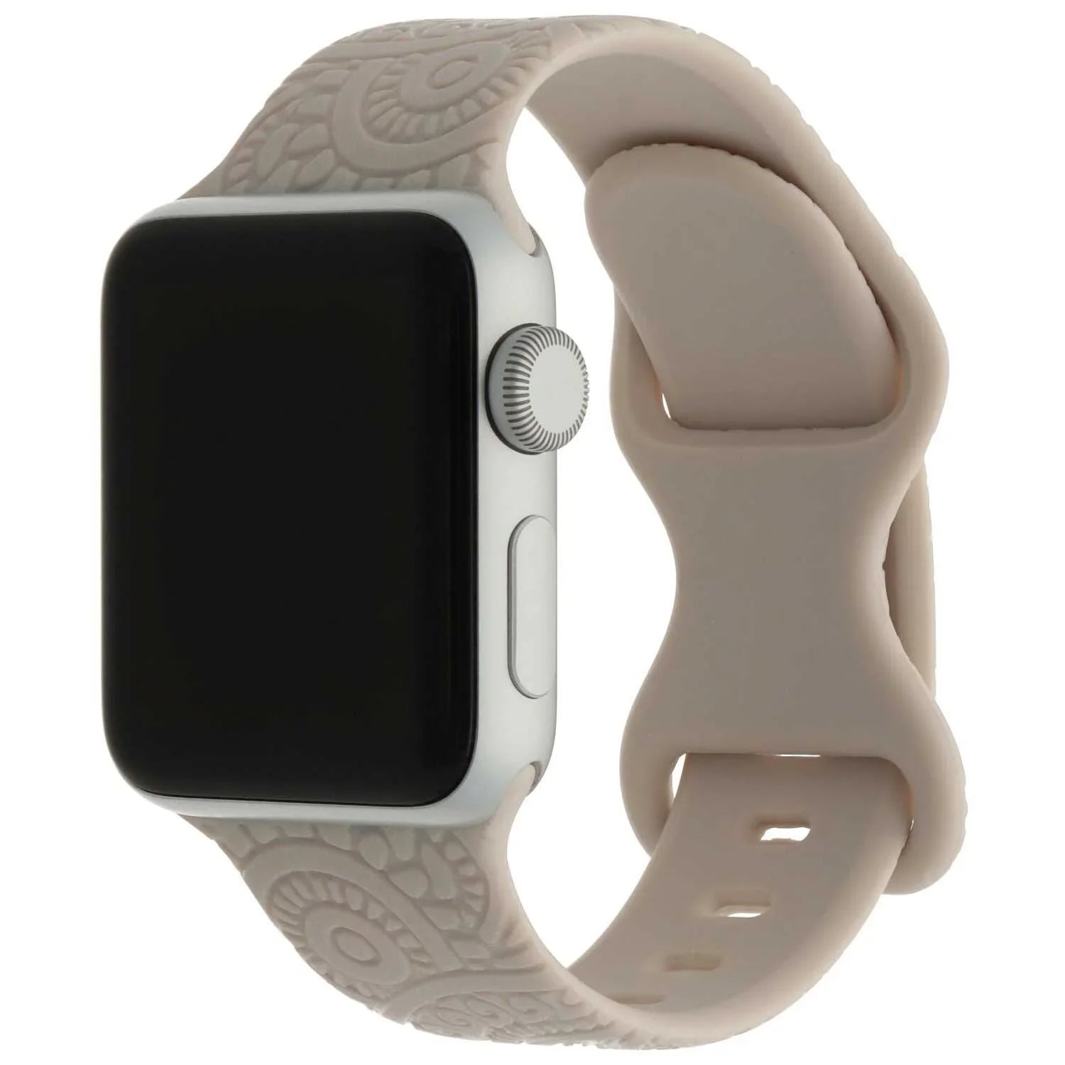 Bracelet Apple Watch Ibiza - silicone - lumière stellaire