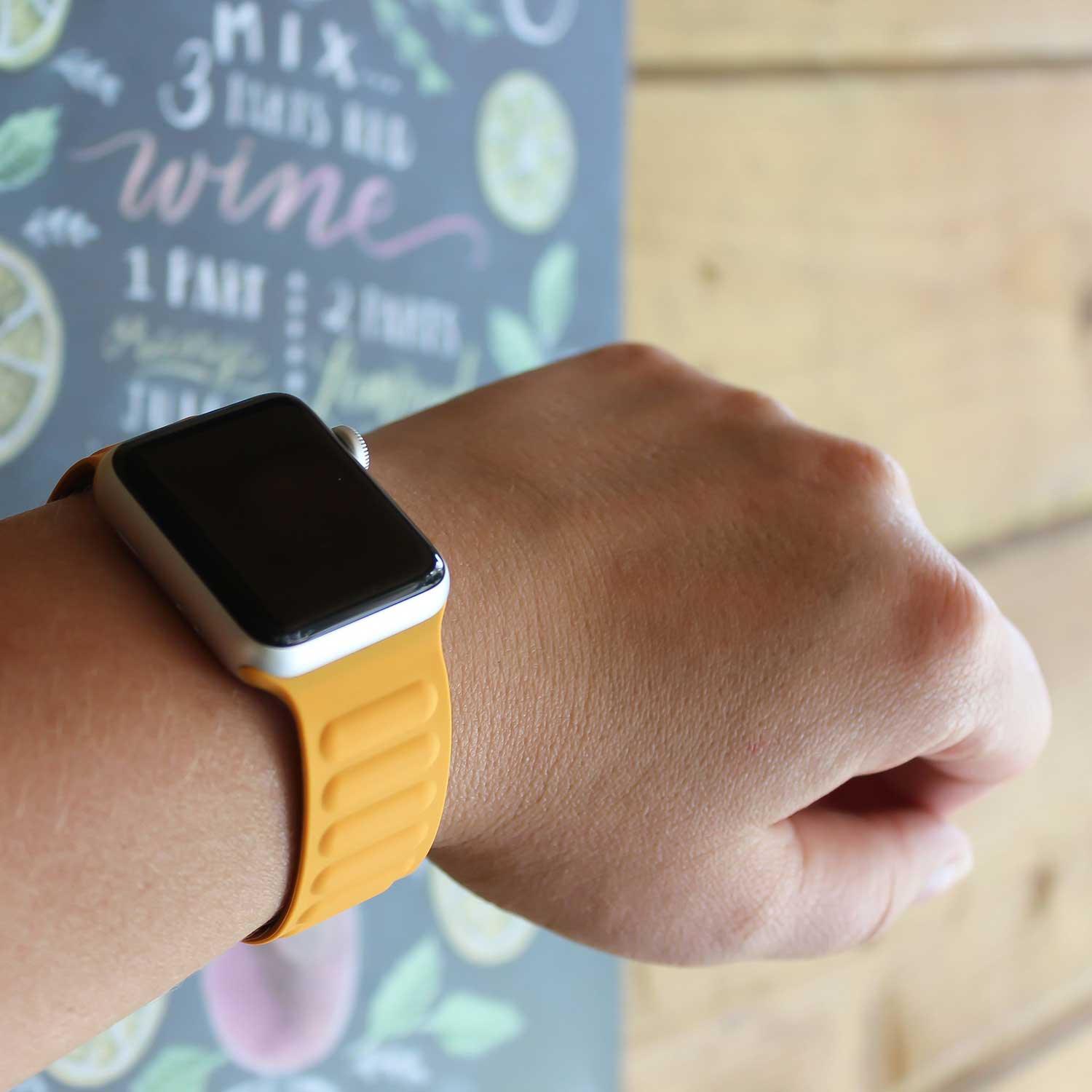 Bracelet solo loop nervuré Apple Watch - silicone - california
